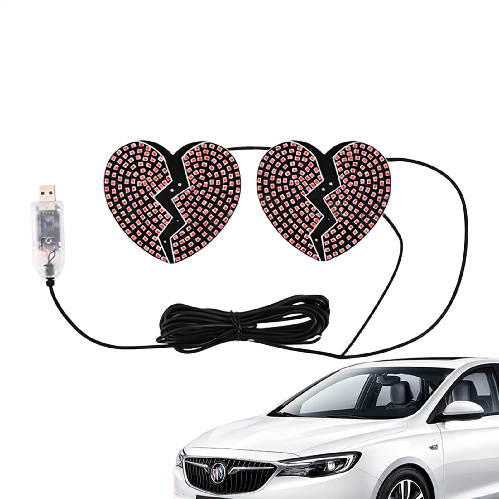Up Lighting Decor - Auto Fenster Licht Up Zeichen Liebe