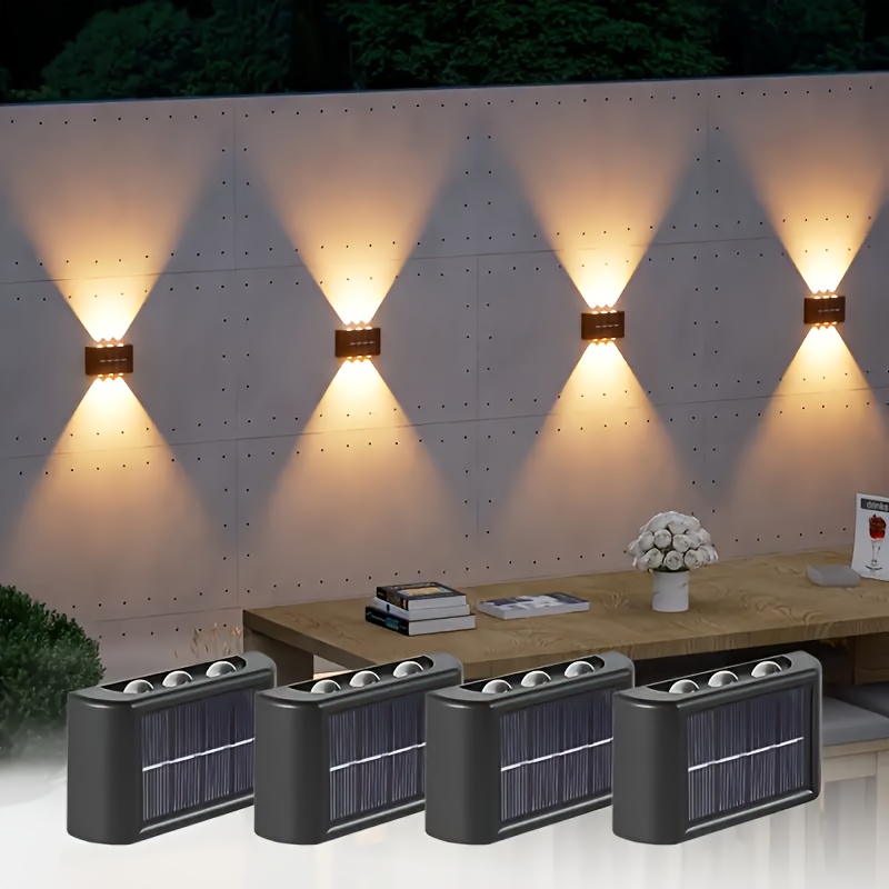 LED Solarleuchte für Außen, Wa – Up Lighting Decor Bewertung und Preis