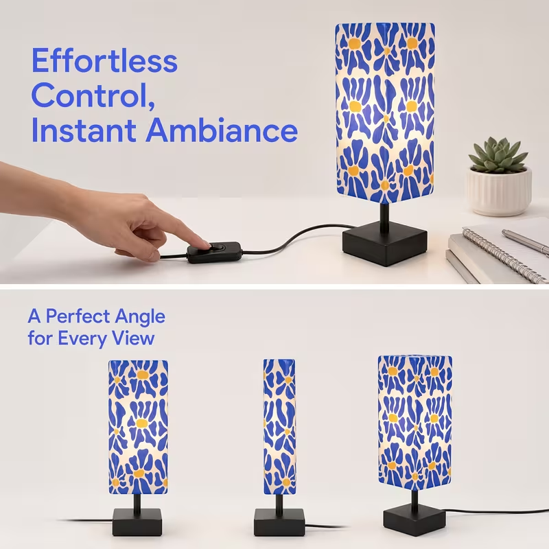Moderne, farbenfrohe Tischlamp – Up Lighting Decor Bewertung und Preis
